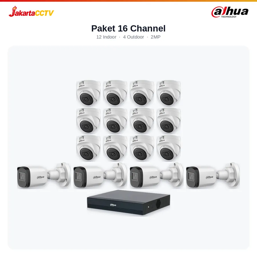 Paket CCTV Dahua 16 Channel