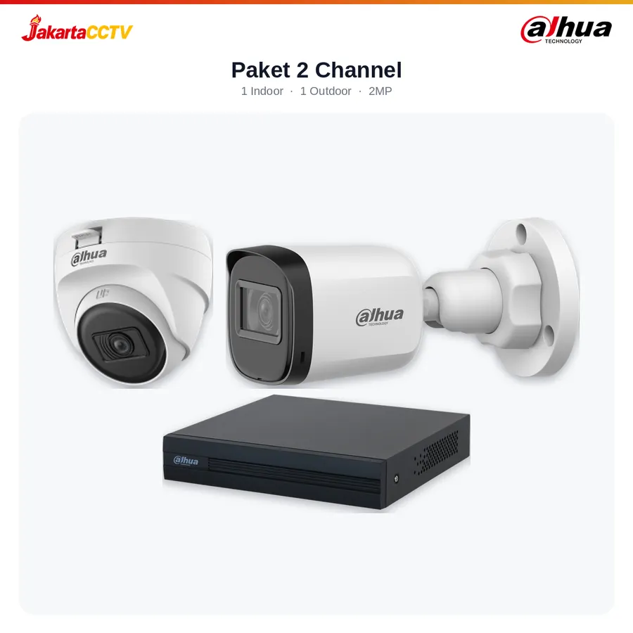 Paket CCTV Dahua 2 Channel