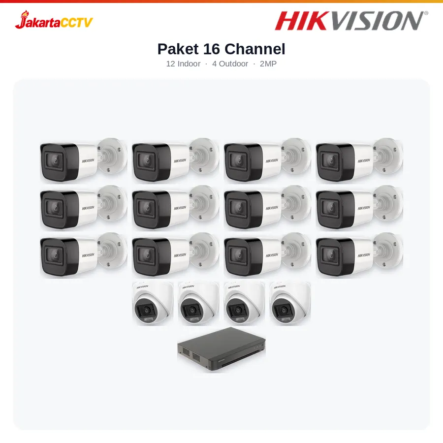 Paket CCTV Hikvision 16 Channel